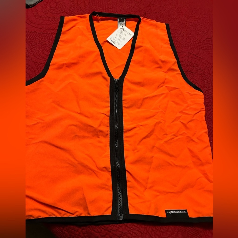 Dog Not Gone Orange Safety Vest
